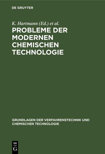 Produktbild: Probleme der modernen chemischen Technologie