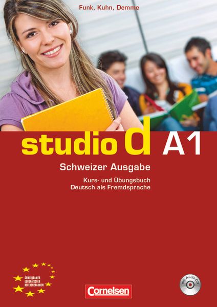 Produktbild: Studio d Schweiz. Gesamtband 1 (Einheit 1-12). Kurs- und Übungsbuch