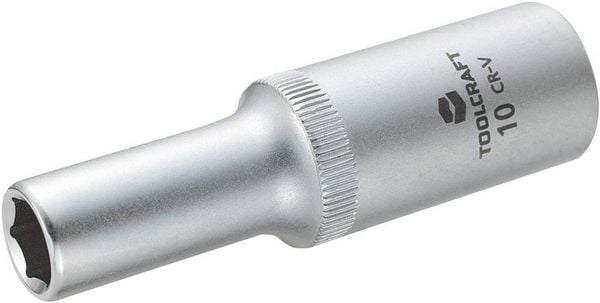 Produktbild: TOOLCRAFT 816173 Au&szlig;en-Sechskant Steckschl&uuml;sseleinsatz 10mm 1/2\" (12.5 mm)