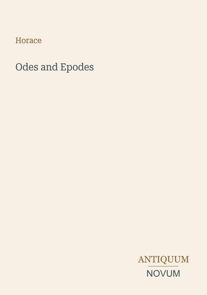 Produktbild: Odes and Epodes