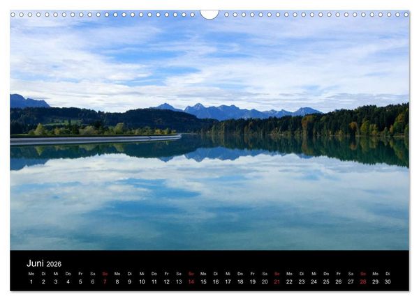 Produktbild: Jakobsweg M&uuml;nchen-Lindau (Wandkalender 2026 DIN A3 quer), CALVENDO Monatskalender