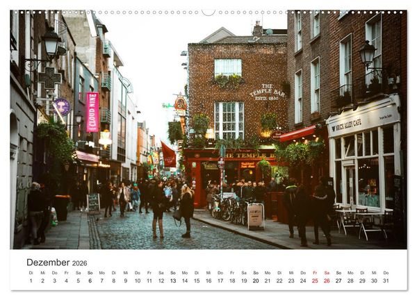 Produktbild: Dublin - Irlands beeindruckende Hauptstadt. (hochwertiger Premium Wandkalender 2026 DIN A2 quer), Kunstdruck in Hochglanz