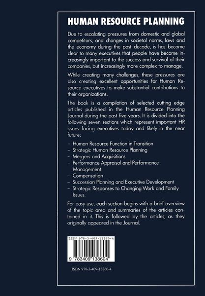 Produktbild: Human Resource Planning