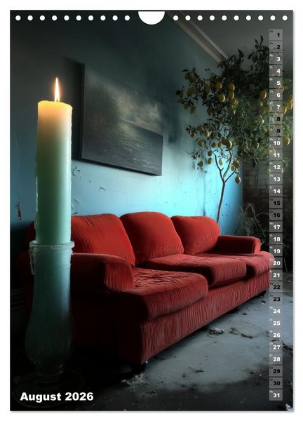 Produktbild: Kerzenwelt (Wandkalender 2026 DIN A4 hoch), CALVENDO Monatskalender