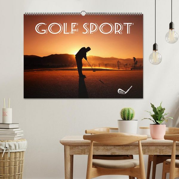 Produktbild: Golf Sport (Wandkalender 2026 DIN A2 quer), CALVENDO Monatskalender