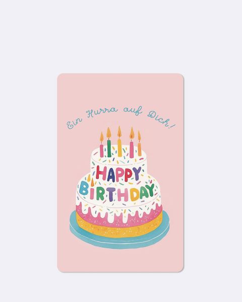 Produktbild: Lunacard Postkarte *Ein Hurra auf dich