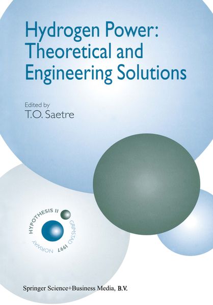 Produktbild: Hydrogen Power: Theoretical and Engineering Solutions