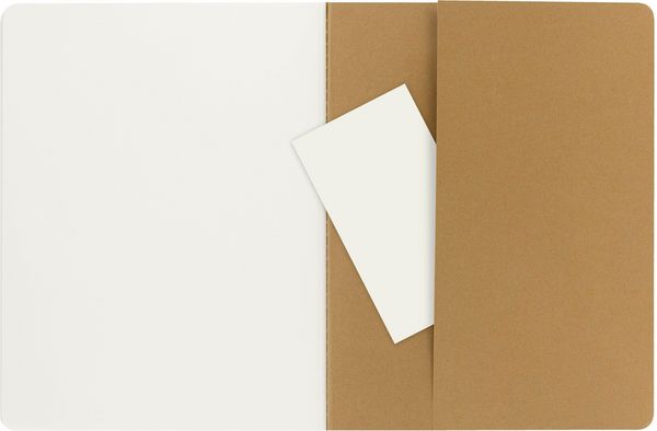 Produktbild: Moleskine Cahier Extra Large blanko packpapierbraun. 3er Pack