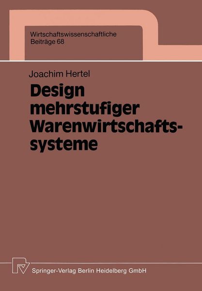 Produktbild: Design mehrstufiger Warenwirtschaftssysteme