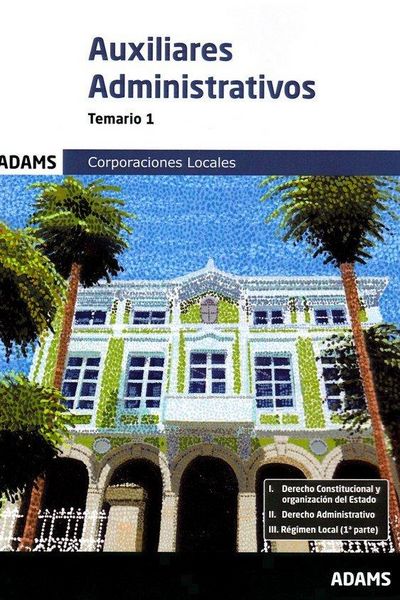 Produktbild: Temario 1 de auxiliares administrativos de corporaciones locales