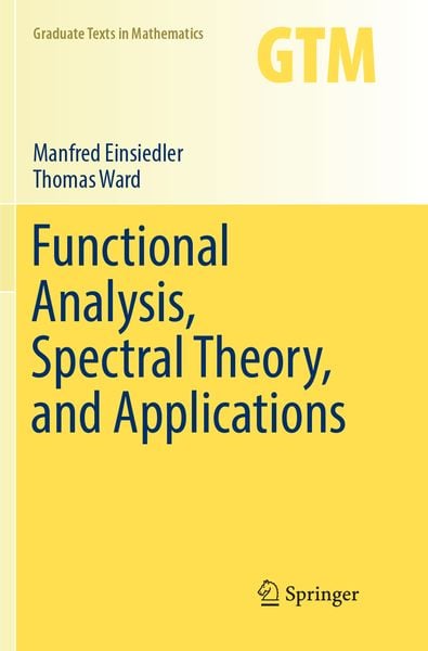 Produktbild: Functional Analysis, Spectral Theory, and Applications