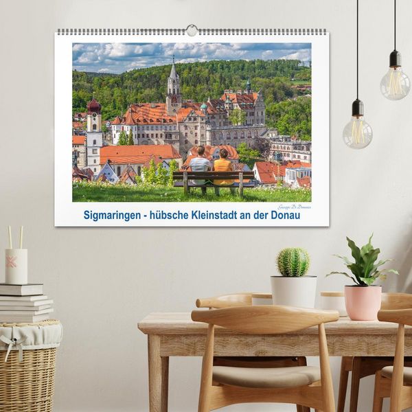 Produktbild: Sigmaringen - h&uuml;bsche Kleinstadt an der Donau (Wandkalender 2026 DIN A2 quer), CALVENDO Monatskalender
