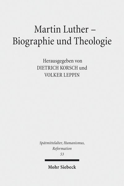 Produktbild: Martin Luther - Biographie und Theologie
