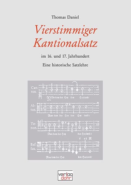 Produktbild: Vierstimmiger Kantionalsatz im 16. und 17. Jahrhundert