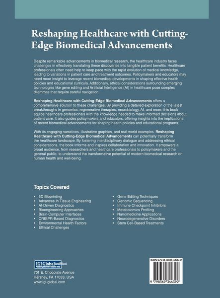 Produktbild: Reshaping Healthcare with Cutting-Edge Biomedical Advancements