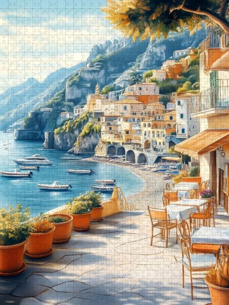 Produktbild: CALVENDO Puzzle Ein mediterranes Paradies | 1000 Teile Lege-Gr&ouml;&szlig;e 64x48cm Foto-Puzzle f&uuml;r gl&uuml;ckliche Stunden