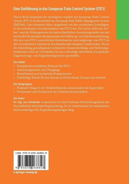Produktbild: Eine Einf&uuml;hrung in das European Train Control System (ETCS)
