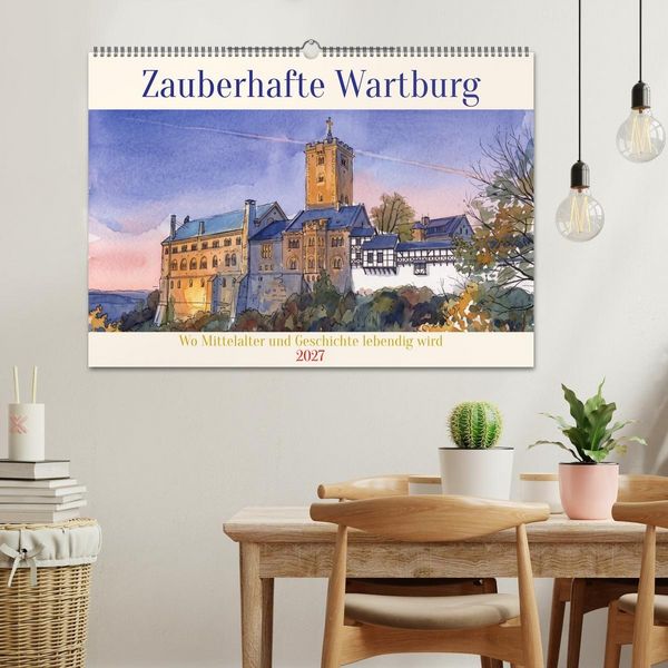 Produktbild: Zauberhafte Wartburg (Wandkalender 2027 DIN A2 quer), CALVENDO Monatskalender