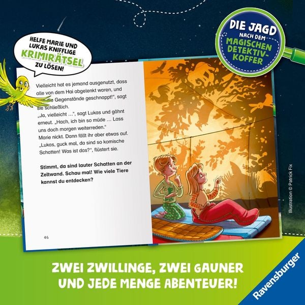 Produktbild: Die Jagd nach dem magischen Detektivkoffer, Band 8 - Ein Hai im Badesee
