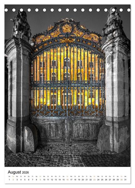 Produktbild: M&uuml;nster - erstrahlt bei Nacht (Tischkalender 2026 DIN A5 hoch), CALVENDO Monatskalender