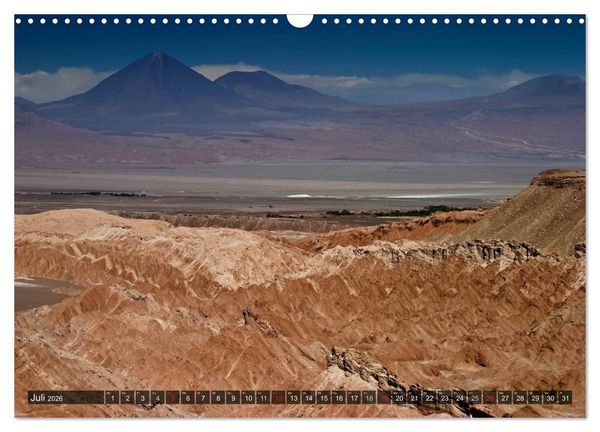 Produktbild: Atacama W&uuml;ste - Landschaften der Extreme (Wandkalender 2026 DIN A3 quer), CALVENDO Monatskalender