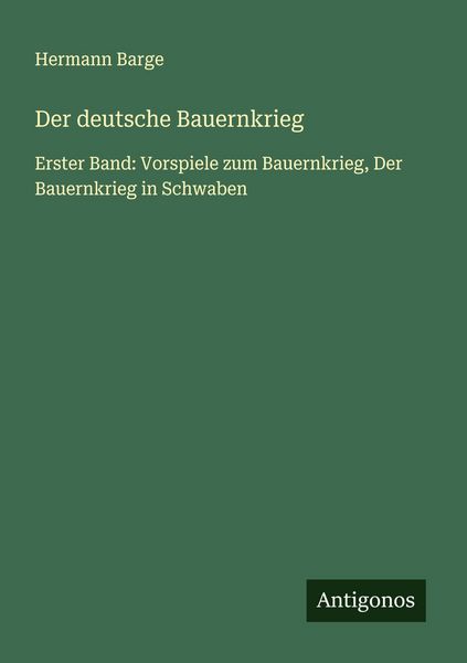 Produktbild: Der deutsche Bauernkrieg