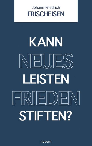 Produktbild: Kann neues Leisten Frieden stiften?