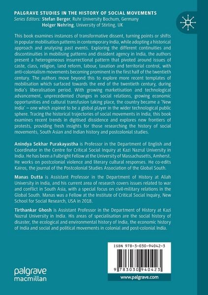 Produktbild: Social Movements, Media and Civil Society in Contemporary India