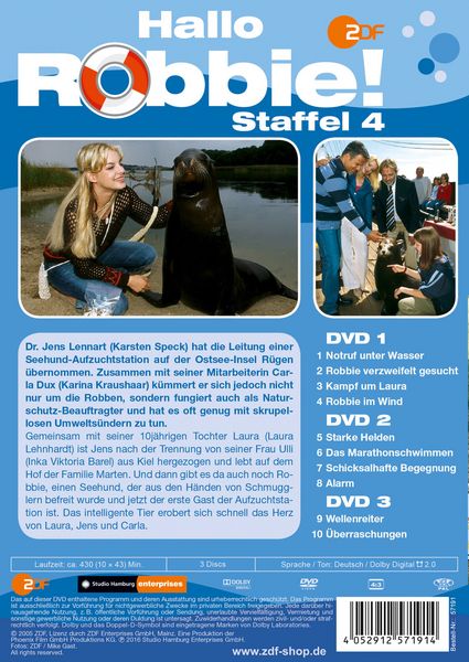 Produktbild: Hallo Robbie - Staffel 4 [3 DVDs]