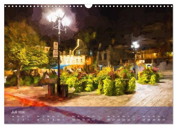 Produktbild: Montreal bei Nacht (Wandkalender 2026 DIN A3 quer), CALVENDO Monatskalender