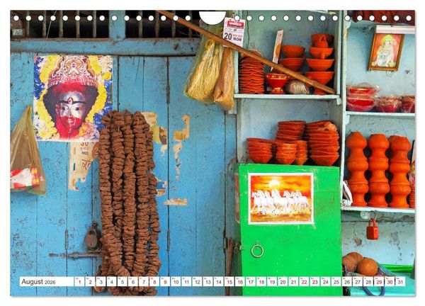 Produktbild: Kalkutta Altstadt Kolkata Oldtown (Wandkalender 2026 DIN A4 quer), CALVENDO Monatskalender