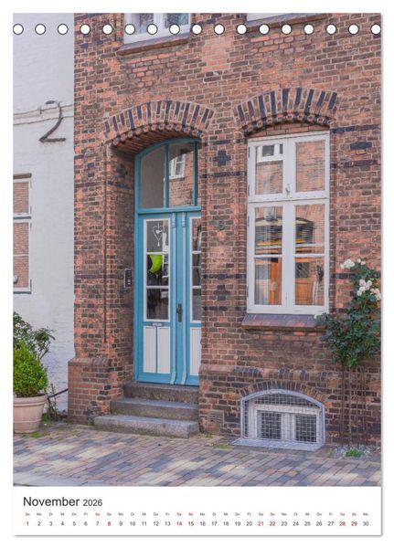 Produktbild: Husumer Ansichten, malerische Hafenstadt an der Nordsee (Tischkalender 2026 DIN A5 hoch), CALVENDO Monatskalender