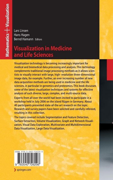 Produktbild: Visualization in Medicine and Life Sciences
