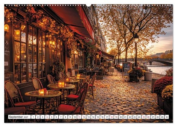 Produktbild: Bonjour, Kaffee! Bonjour, Paris! (Wandkalender 2027 DIN A2 quer), CALVENDO Monatskalender