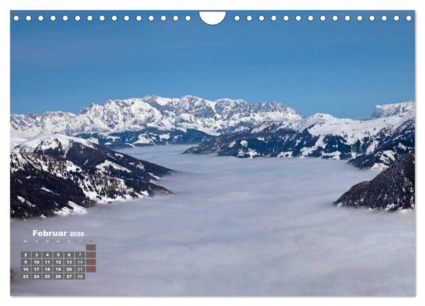 Produktbild: Die weiten T&auml;ler im Salzburger Land (Wandkalender 2026 DIN A4 quer), CALVENDO Monatskalender