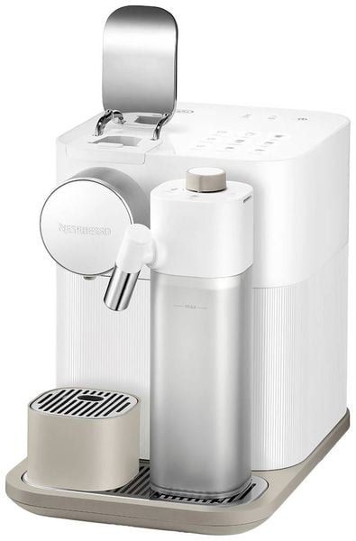 DeLonghi EN640.W Gran Lattissima 132193540 Kapselmaschine Weiß Vollautomatische Reinigung des Milchkreislaufs, mit Milch