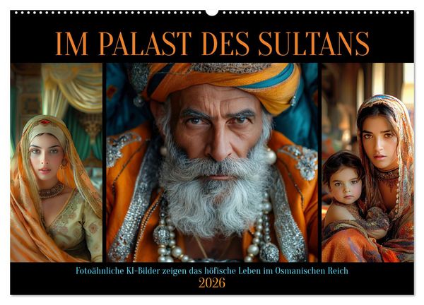 Produktbild: Im Palast des Sultans (Wandkalender 2026 DIN A2 quer), CALVENDO Monatskalender
