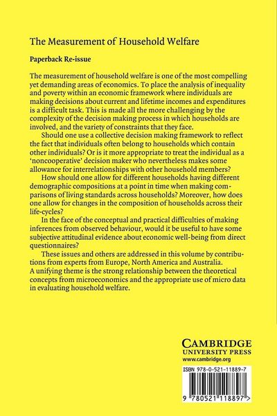 Produktbild: The Measurement of Household Welfare