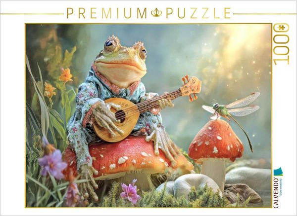 CALVENDO Puzzle Frösche | 1000 Teile Lege-Größe 64 × 48 cm Foto-Puzzle für glückliche Stunden