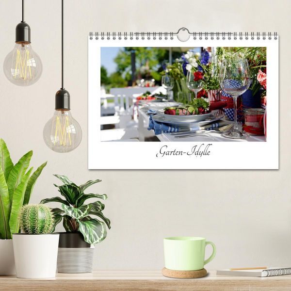 Produktbild: Garten-Idylle 2026 (Wandkalender 2026 DIN A4 quer), CALVENDO Monatskalender