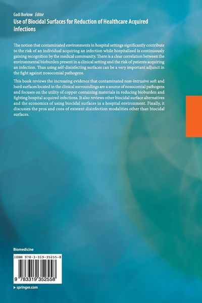 Produktbild: Use of Biocidal Surfaces for Reduction of Healthcare Acquired Infections