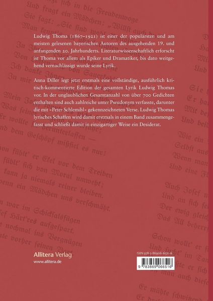 Produktbild: Ludwig Thomas Versdichtungen