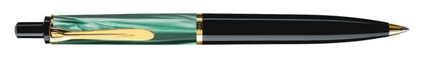 Produktbild: Pelikan Kugelschreiber Classic K200, Gr&uuml;n-Marmoriert, Edelharz mit vergoldeten Zierelementen, in Gro&szlig;raummine