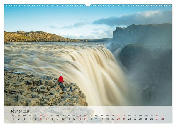Produktbild: L'&eacute;t&eacute; en Islande (Calendrier mural 2027 DIN A2 vertical), CALVENDO calendrier mensuel