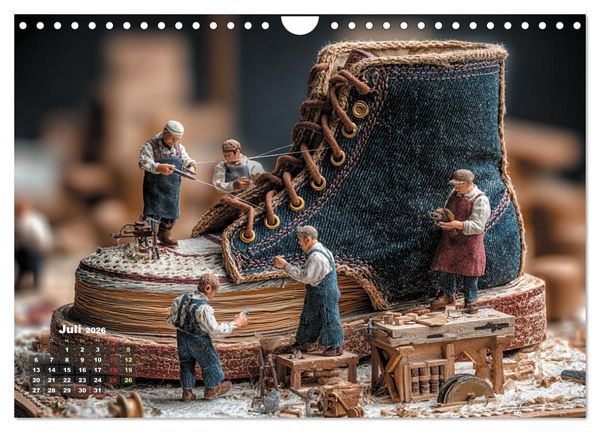 Produktbild: Miniatur - Atelier (Wandkalender 2026 DIN A4 quer), CALVENDO Monatskalender