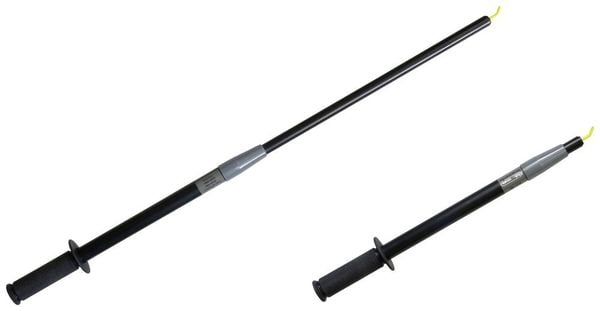 Produktbild: Electro PJP PerchTele Pr&uuml;fspitze PerchTele Buchse 4 mm CAT III 1000 V, CAT IV 600 V Schwarz, Grau 1 St.