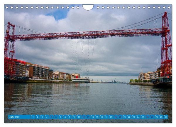 Produktbild: Buntes Bilbao (Wandkalender 2027 DIN A4 quer), CALVENDO Monatskalender