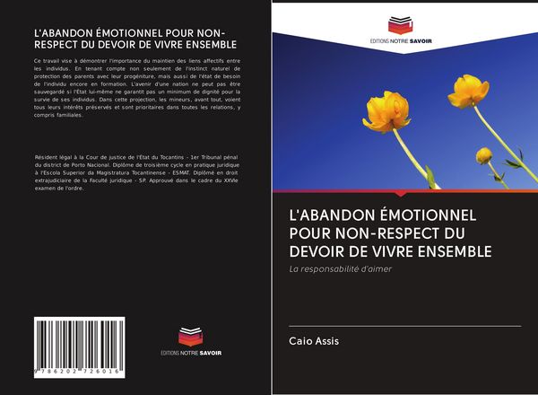 Produktbild: L'abandon &Eacute;motionnel Pour Non-Respect Du Devoir De Vivre Ensemble