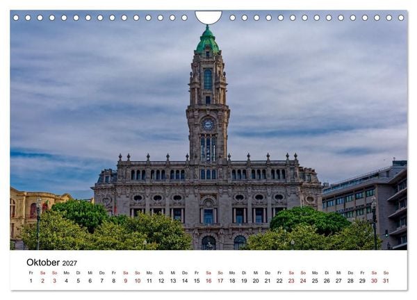 Produktbild: Porto und Gaia - Ausblicke und Einsichten (Wandkalender 2027 DIN A4 quer), CALVENDO Monatskalender