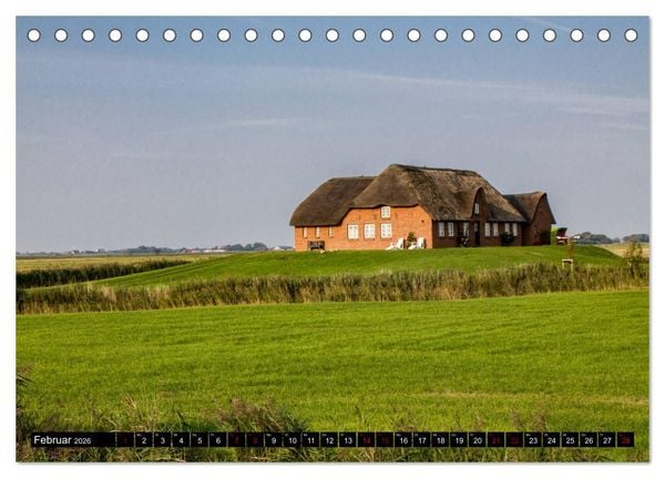 Produktbild: Nordseeinsel Pellworm 2026 (Tischkalender 2026 DIN A5 quer), CALVENDO Monatskalender